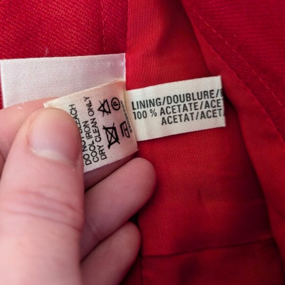 Mondi Red Pencil Skirt - Picture 9 of 10